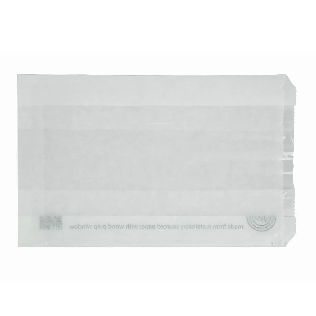 Vegware Compostable Glassine Hot Food Bags With NatureFlex Window - Image 3