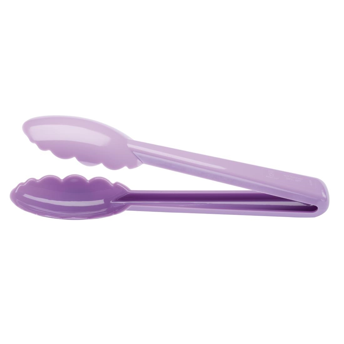Mercer Culinary Utility Tongs Allergen Purple