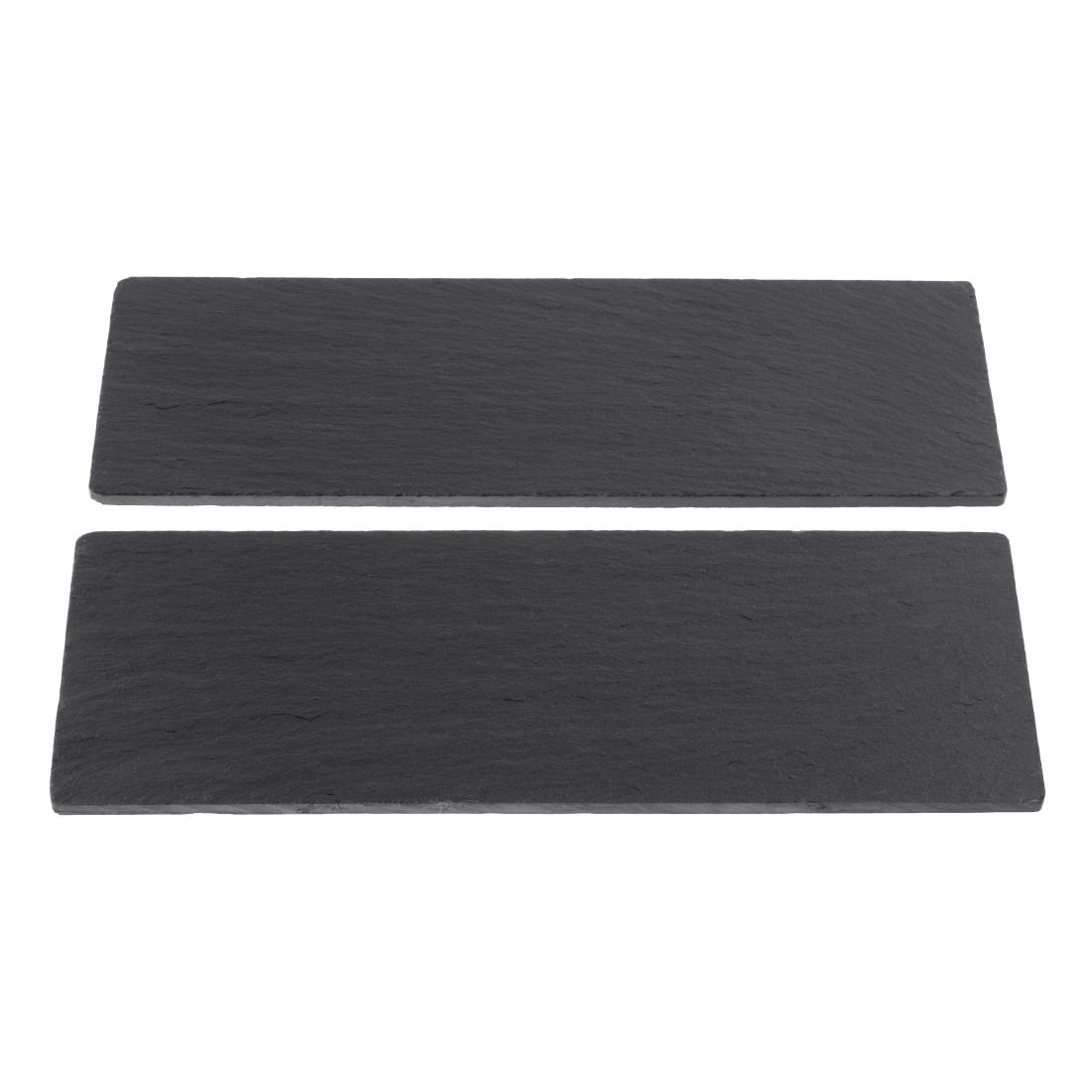 Olympia Smooth Edged Slate Platter 280x100mm