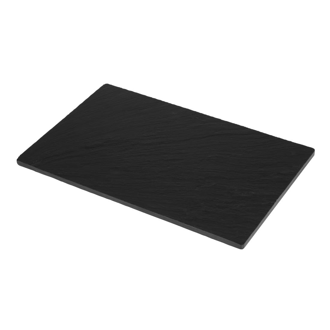 Olympia Smooth Edged Slate Platter 280x180mm