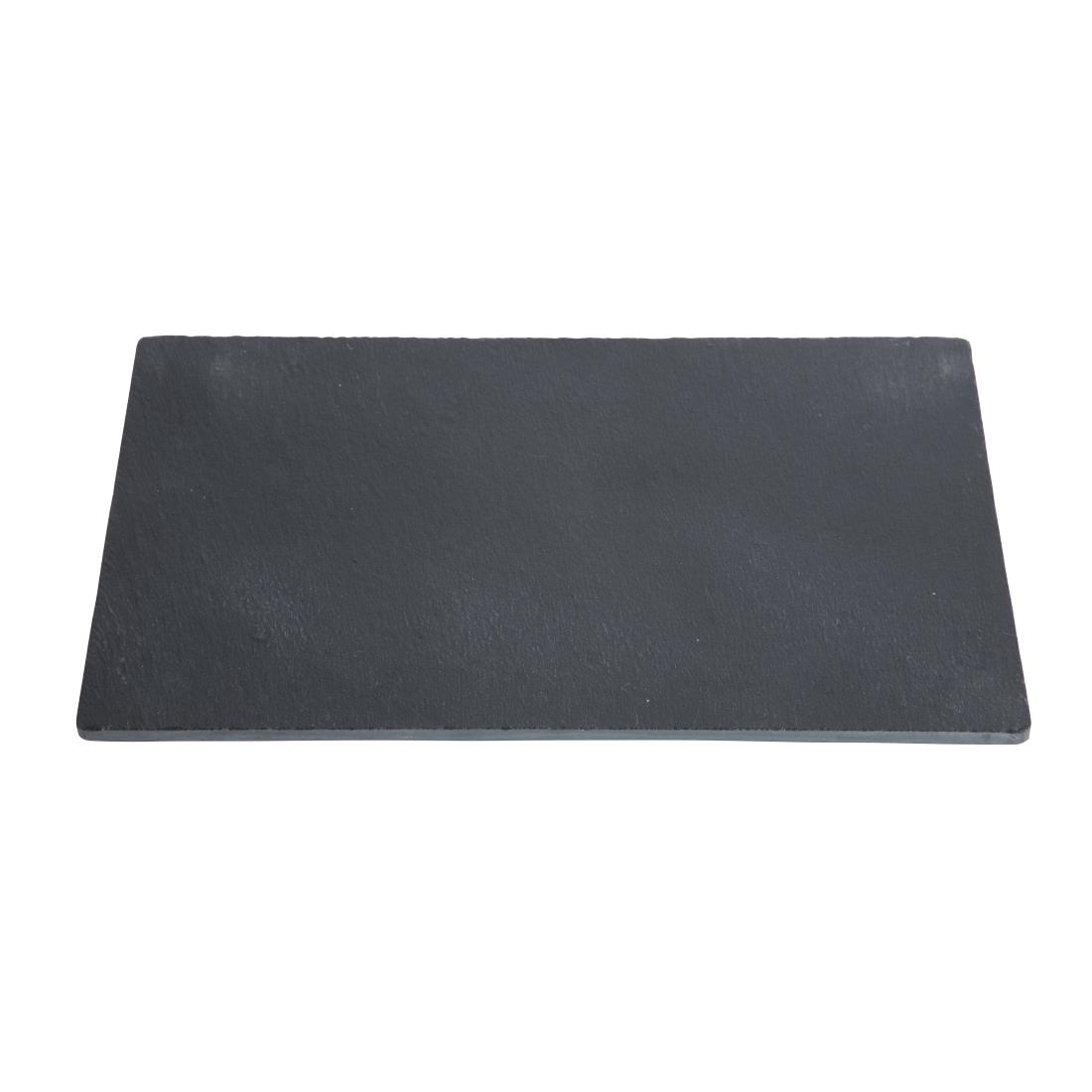 Olympia Smooth Edged Slate Platter 280x180mm