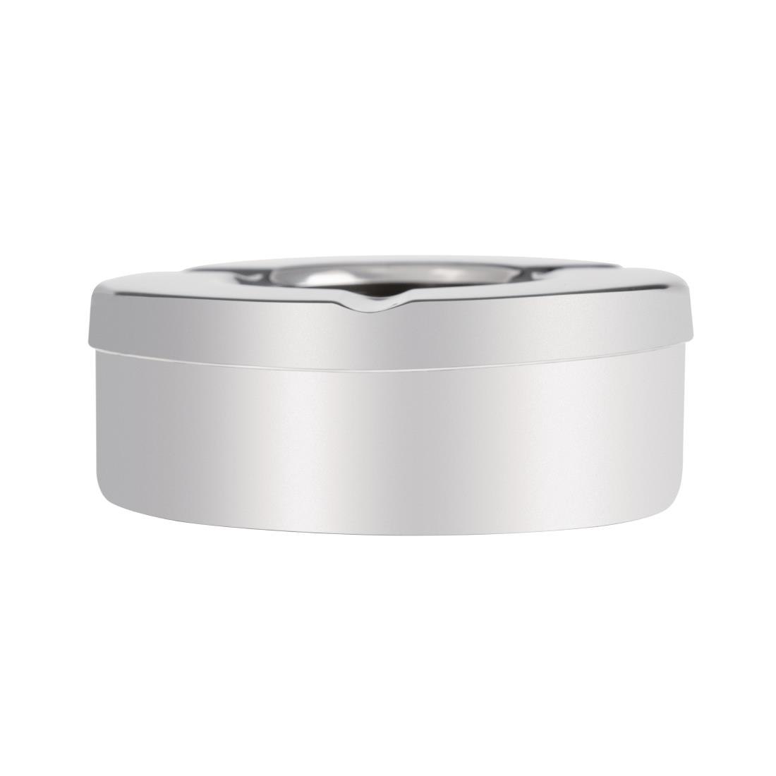Olympia Stainless Steel Windproof Ashtray 90mm