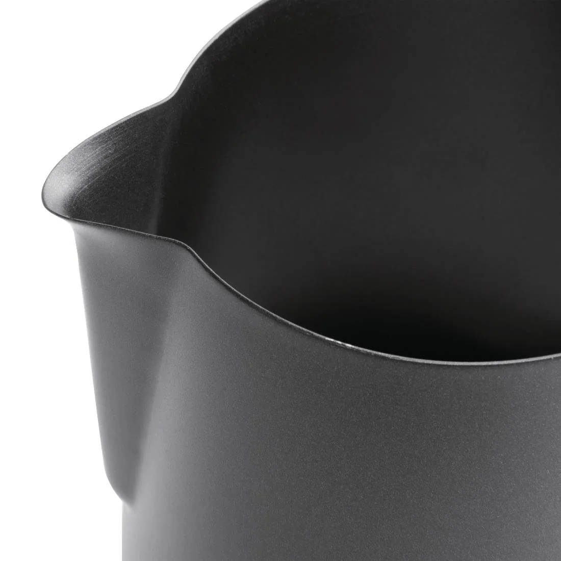 Olympia Black Non-Stick Milk Frothing Jug 900ml - Image 2