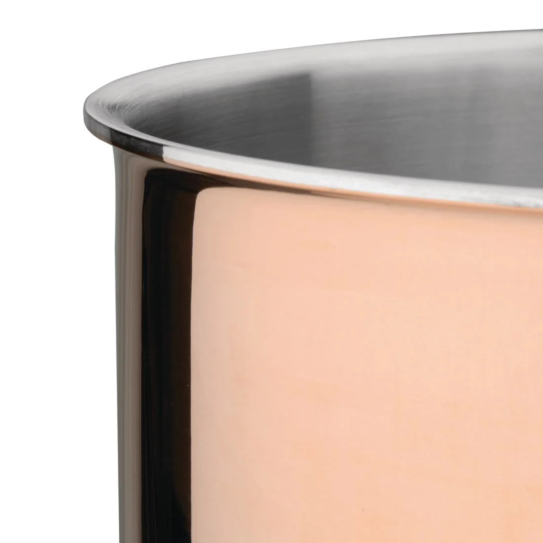 Vogue Tri Wall Copper Saucepan 180mm - Image 6