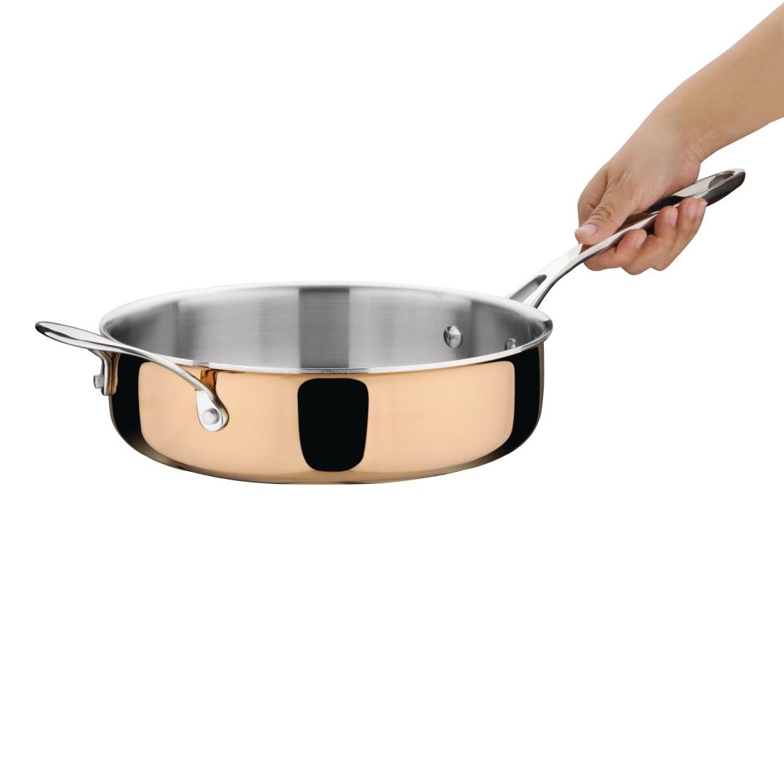 Vogue Tri Wall Copper Saute Pan 240mm