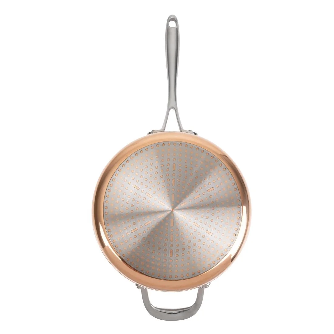 Vogue Tri Wall Copper Saute Pan 240mm - Image 5