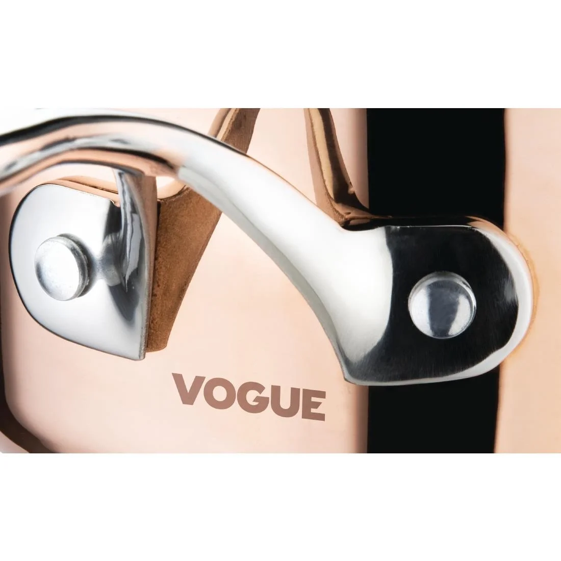 Vogue Tri Wall Copper Flared Saute Pan 200mm - Image 5