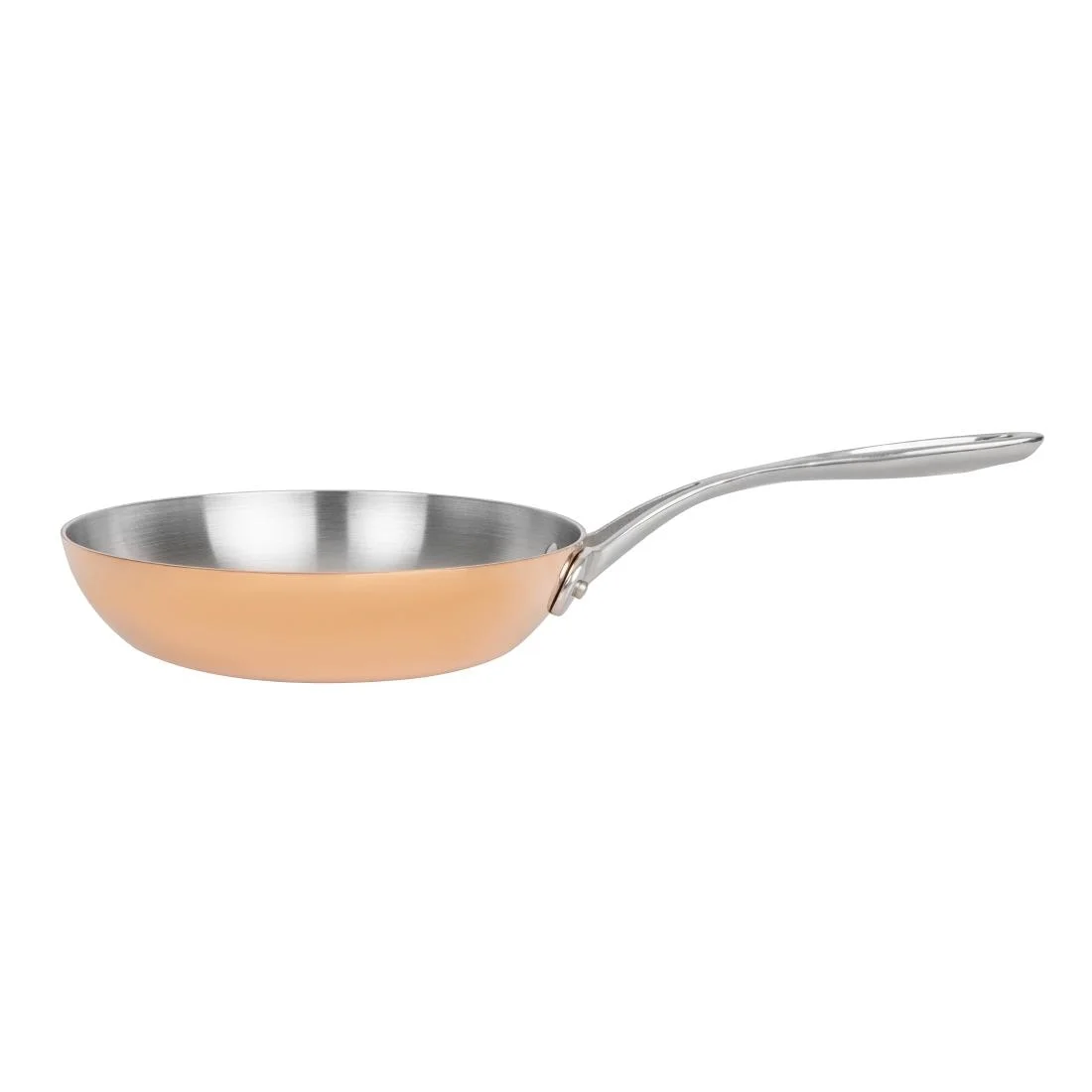 Vogue Tri Wall Copper Frying Pan 200mm - Image 3