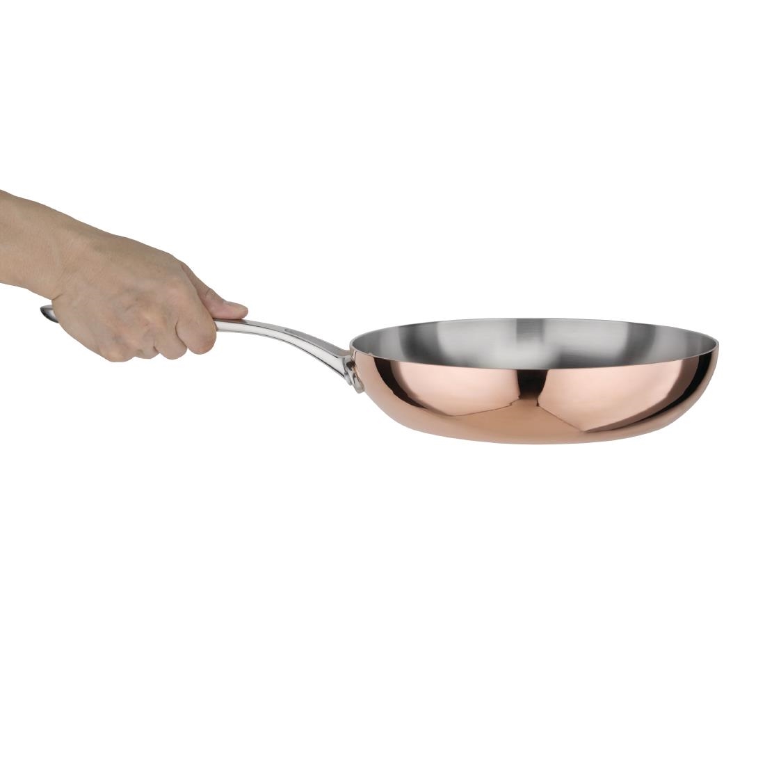 Vogue Tri Wall Copper Frying Pan 240mm