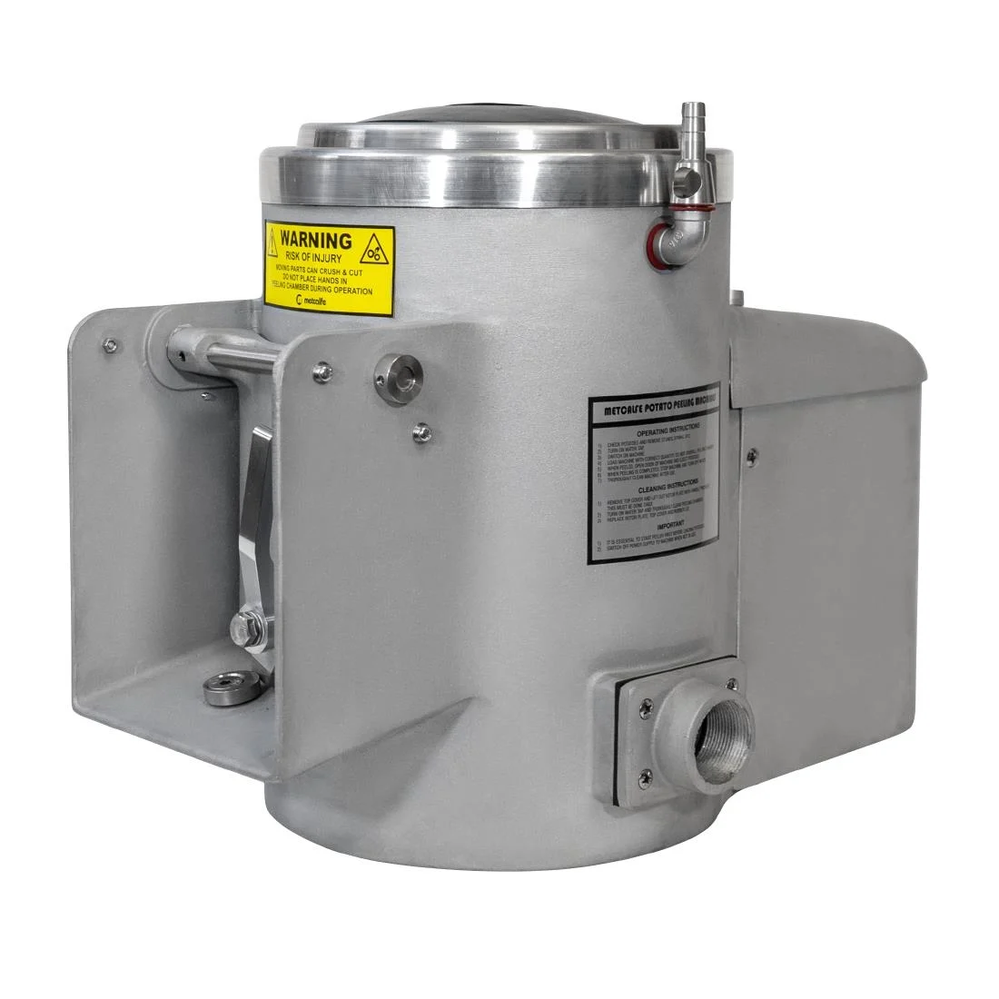 Metcalfe Potato Rumbler Aluminium NA15 with Installation Kit