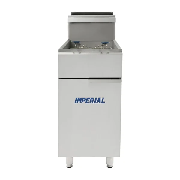 Imperial Propane Gas Single Tank Twin Basket Fryer IFS-40-OP