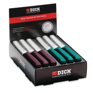 Dick Countertop 40-Piece Utility Knife Box Set Purple and Turquoise