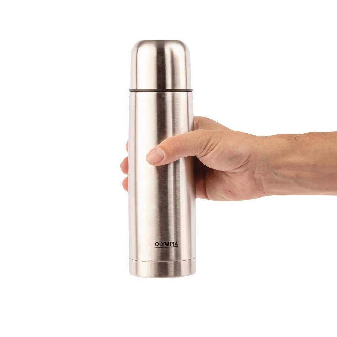 Olympia Vacuum Flask Stainless Steel 0.5Ltr - Image 4