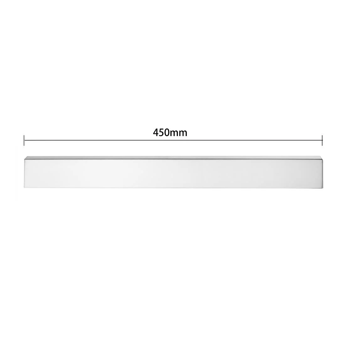 Vogue Stainless Steel Magnetic Knife Rack 460mm - Image 2