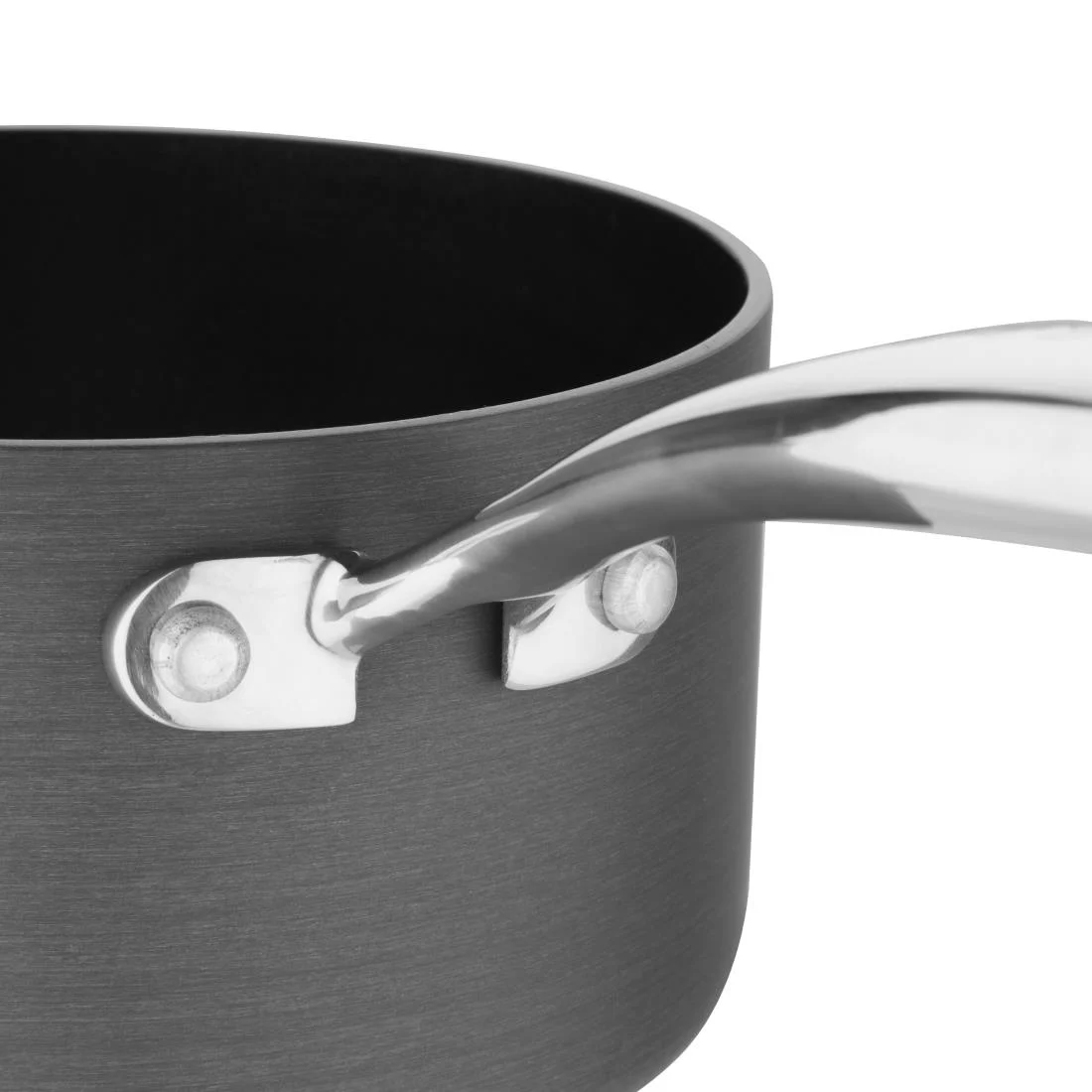 Vogue Annodised Aluminium Non Stick Sauce Pan 160mm - Image 3