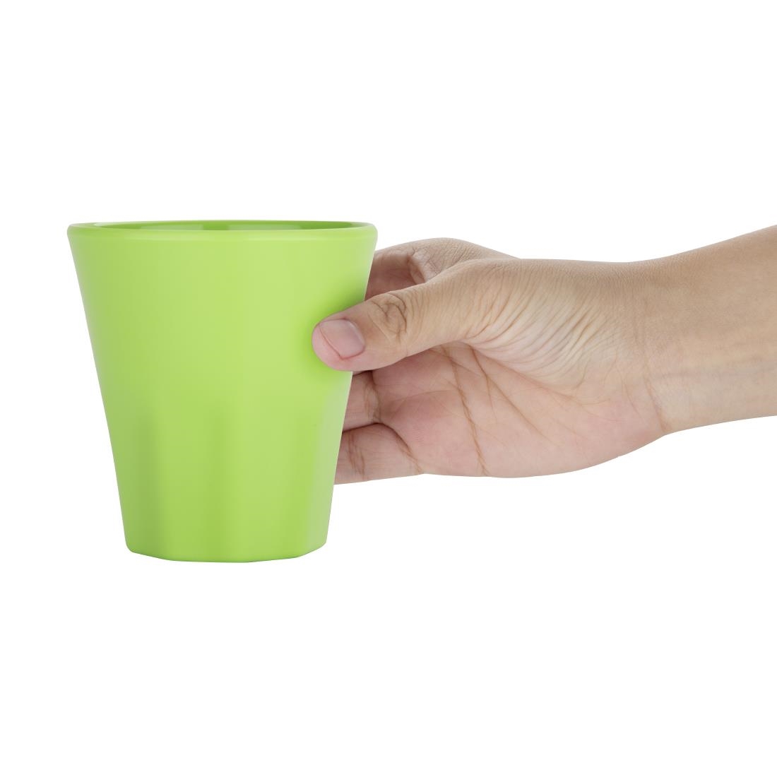Kristallon Melamine Plastic Tumbler Green 290ml