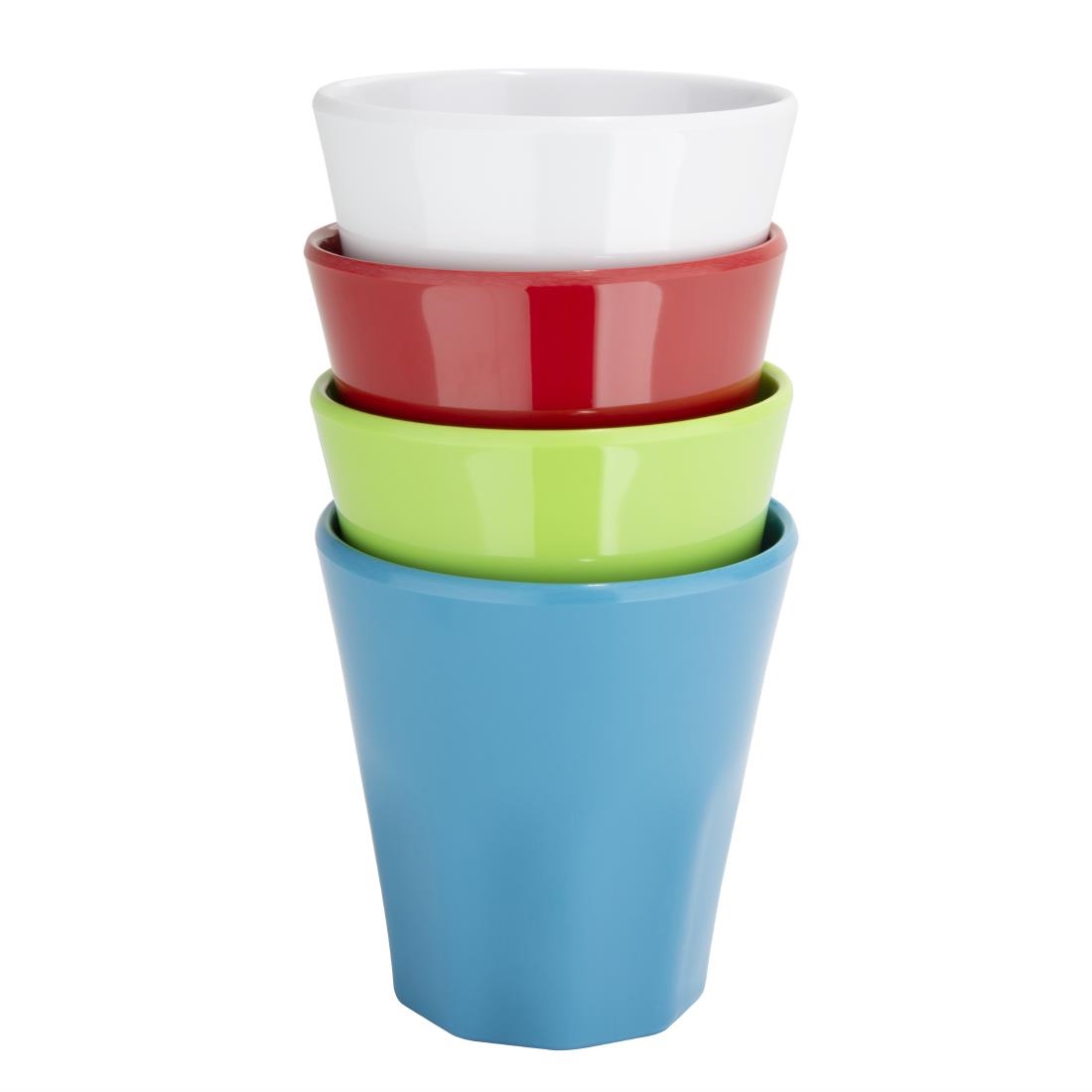 Kristallon Melamine Plastic Tumbler White 290ml