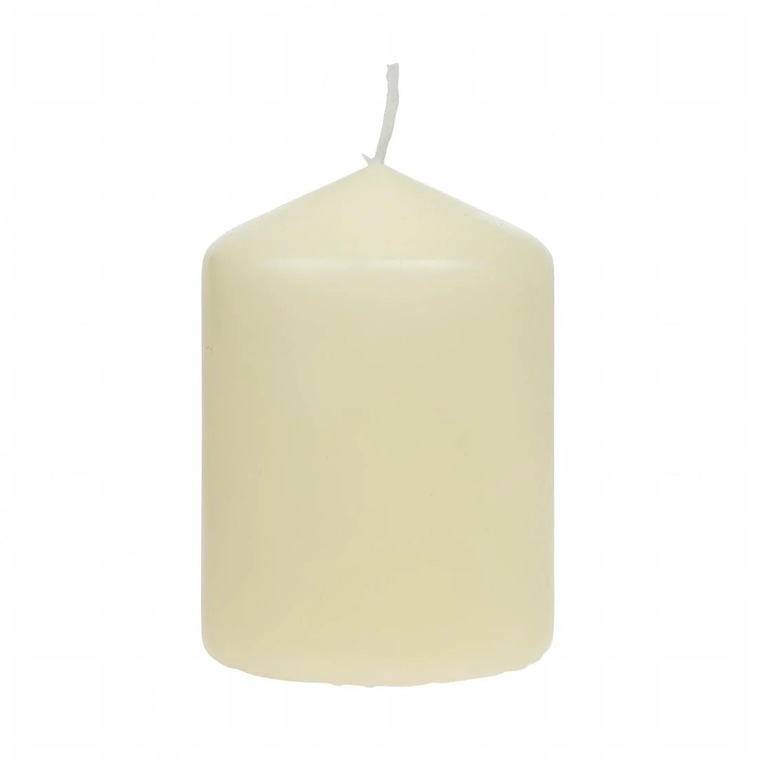 Ivory Pillar Short 3inch Candle