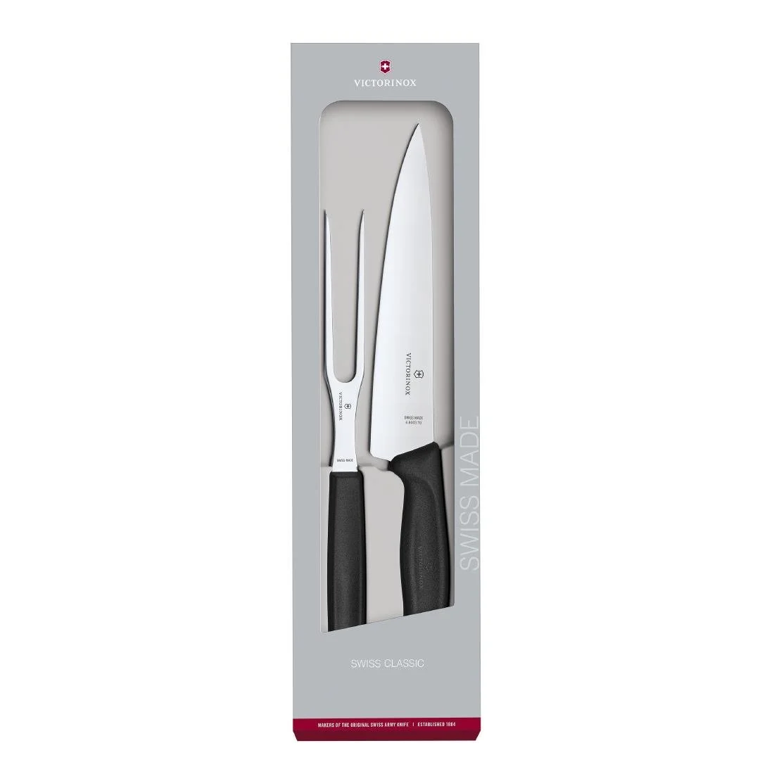 Victorinox Swiss Classic Carving Knife and Fork Set - Image 2