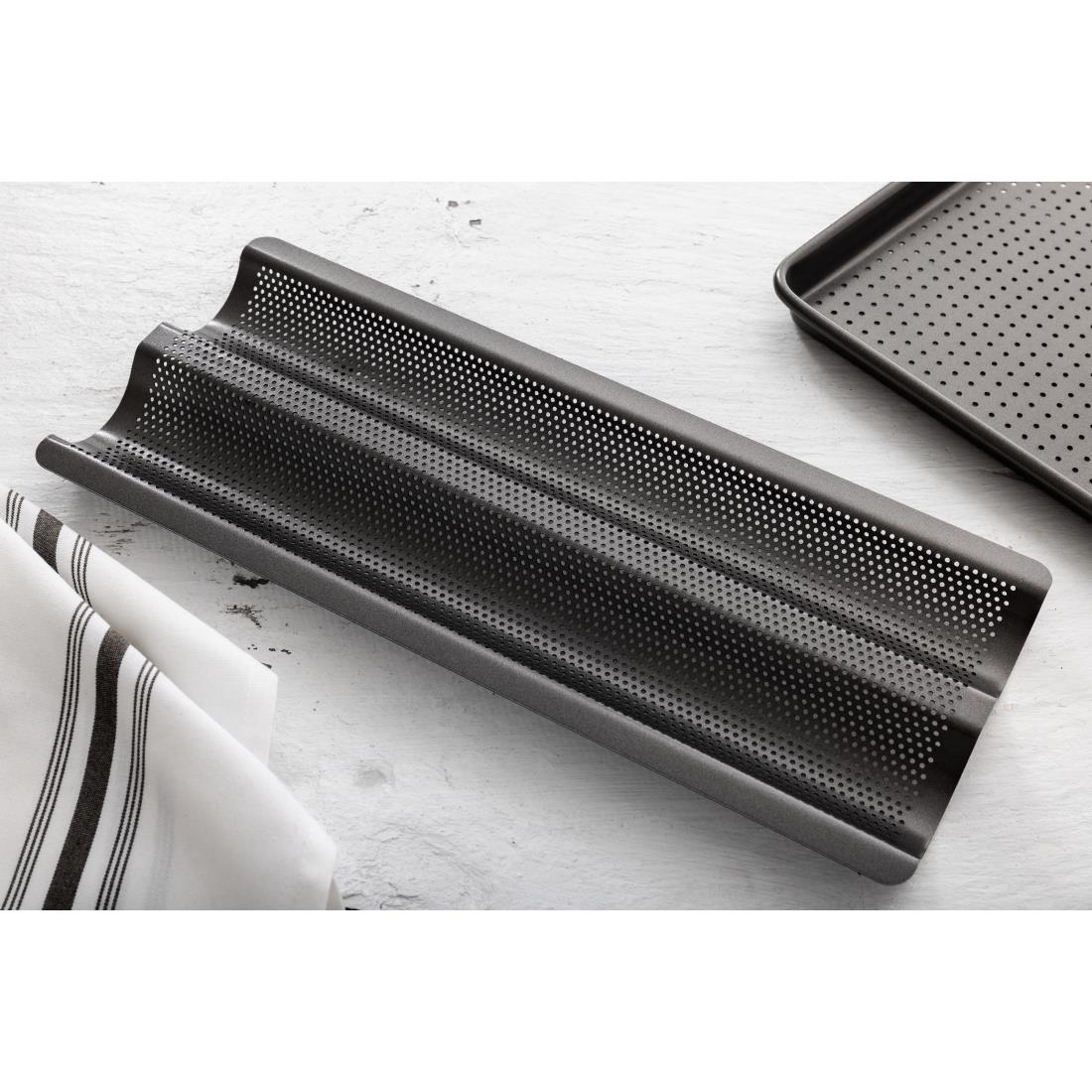 Masterclass Crusty Bake Non Stick Baguette Tray