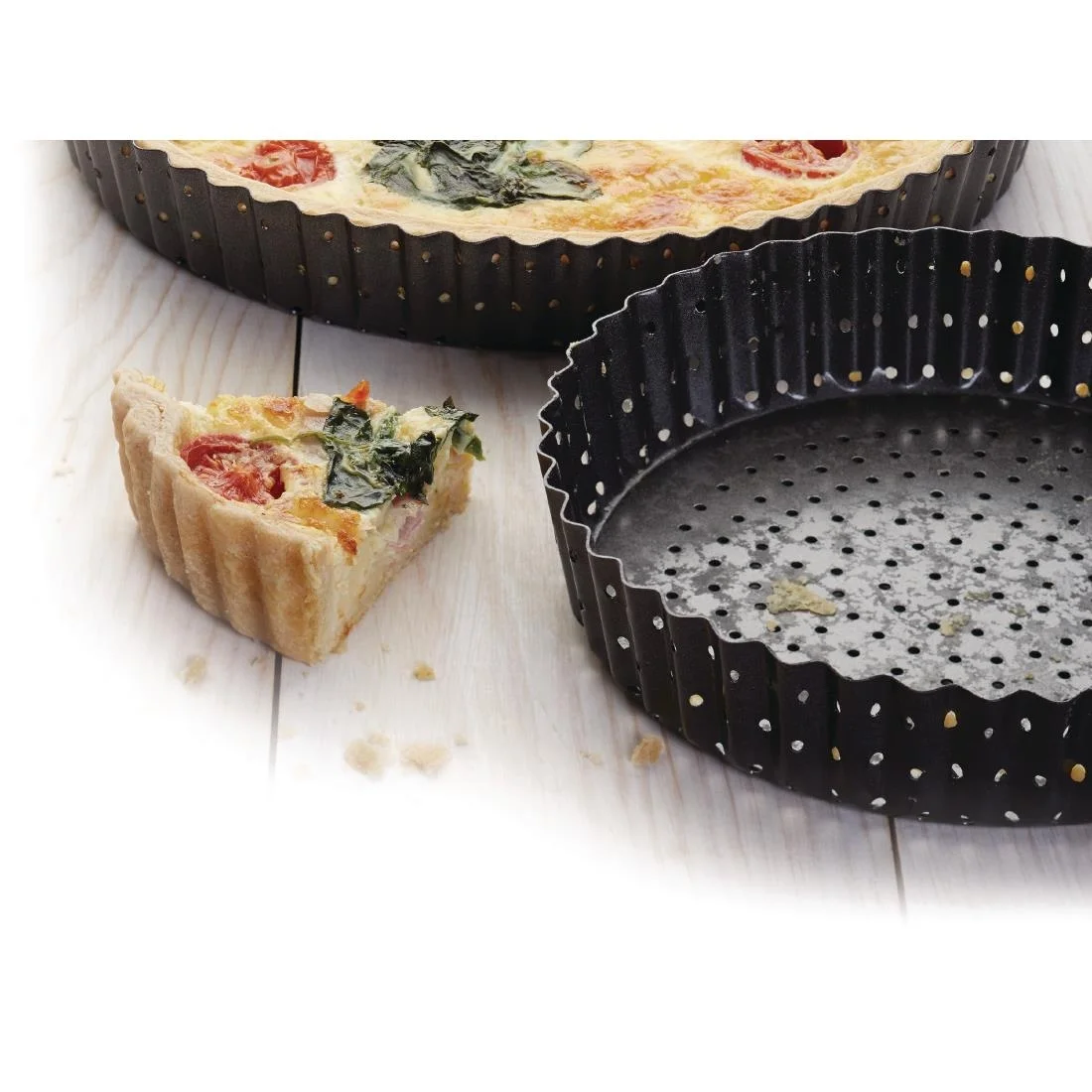 Masterclass Crusty Bake Fluted Quiche Tin 30cm - Image 2