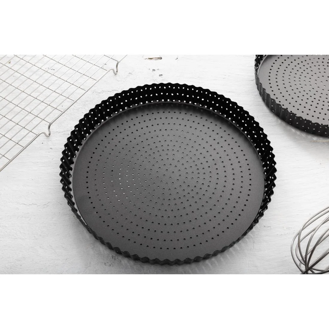 Masterclass Crusty Bake Fluted Quiche Tin 30cm - Image 8