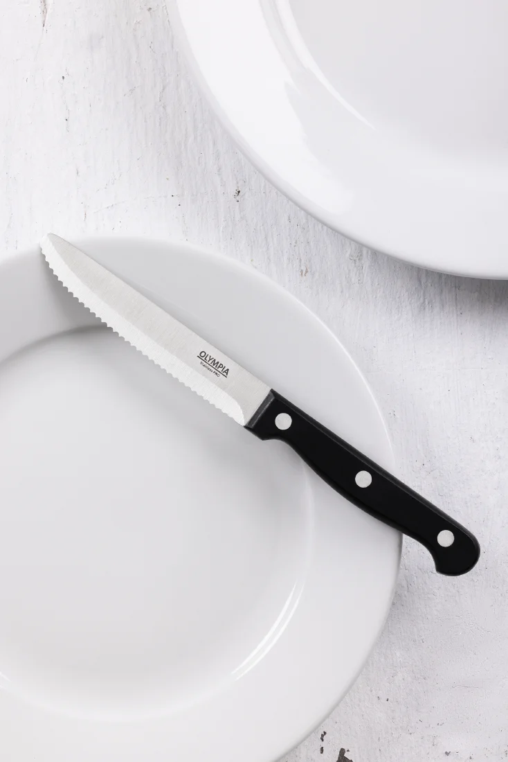 Olympia Rounded Steak Knife Black (12 Pack) - Image 8