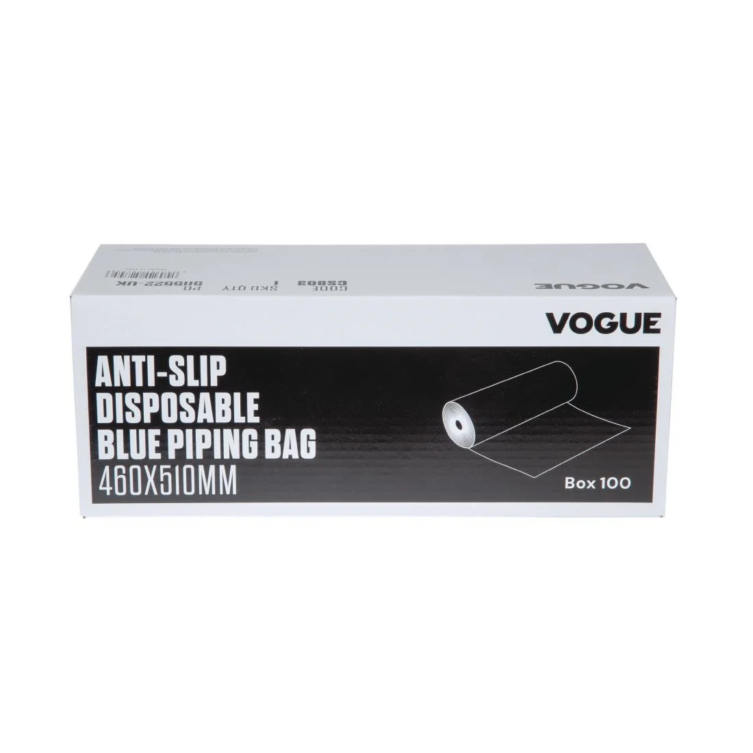 Vogue Anti-Slip Disposable Blue Piping Bags (Pack of 100) - Image 2