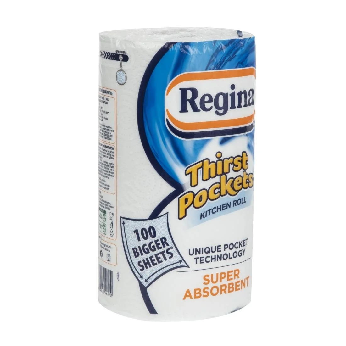 Regina Thirst Pockets Kitchen Roll White 2-Ply 22.9m (6 Pack) - Image 2