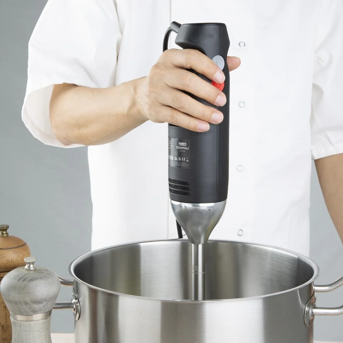 Nisbets Essentials Variable Speed Stick Blender 190mm Shaft - Image 7