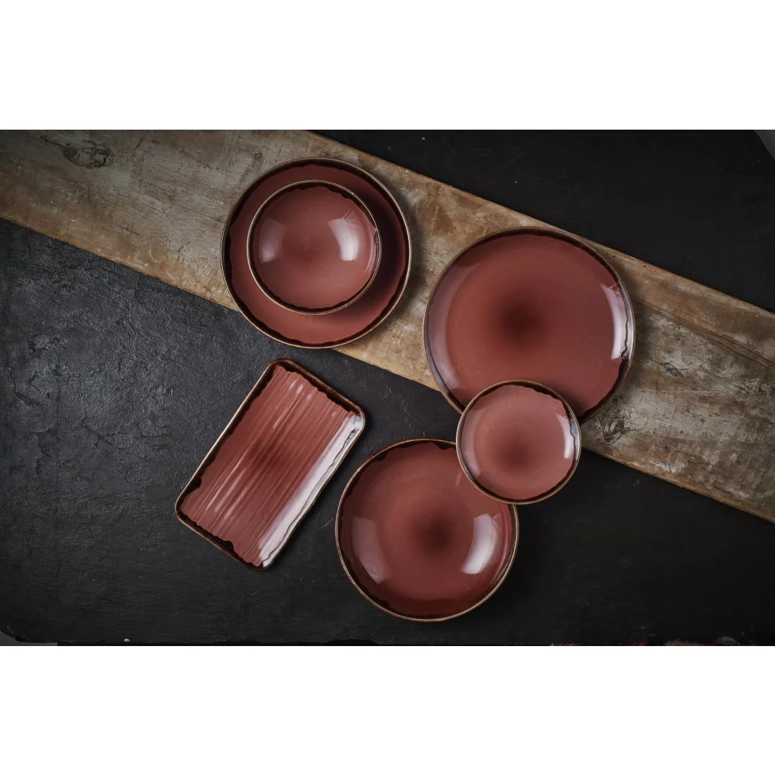 Dudson Harvest Coupe Plates Plum 286mm (12 Pack) - Image 4