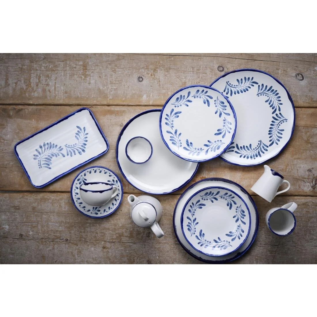 Dudson Harvest Mediterranean Organic Coupe Plates 9 inch (12 Pack) - Image 2