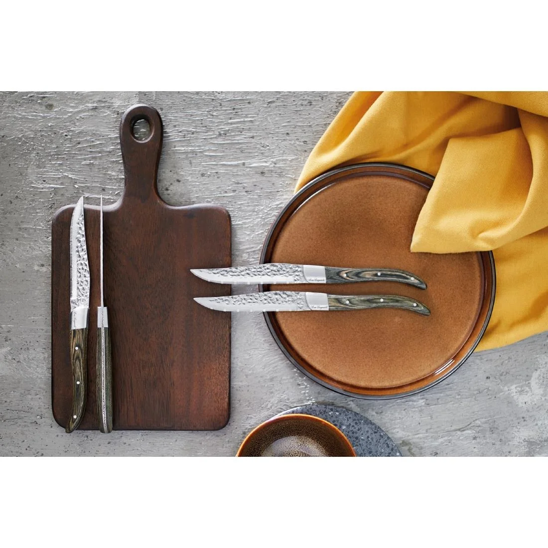Amefa Lou Laguiole Steak Knife Volcano (6 Pack) - Image 2