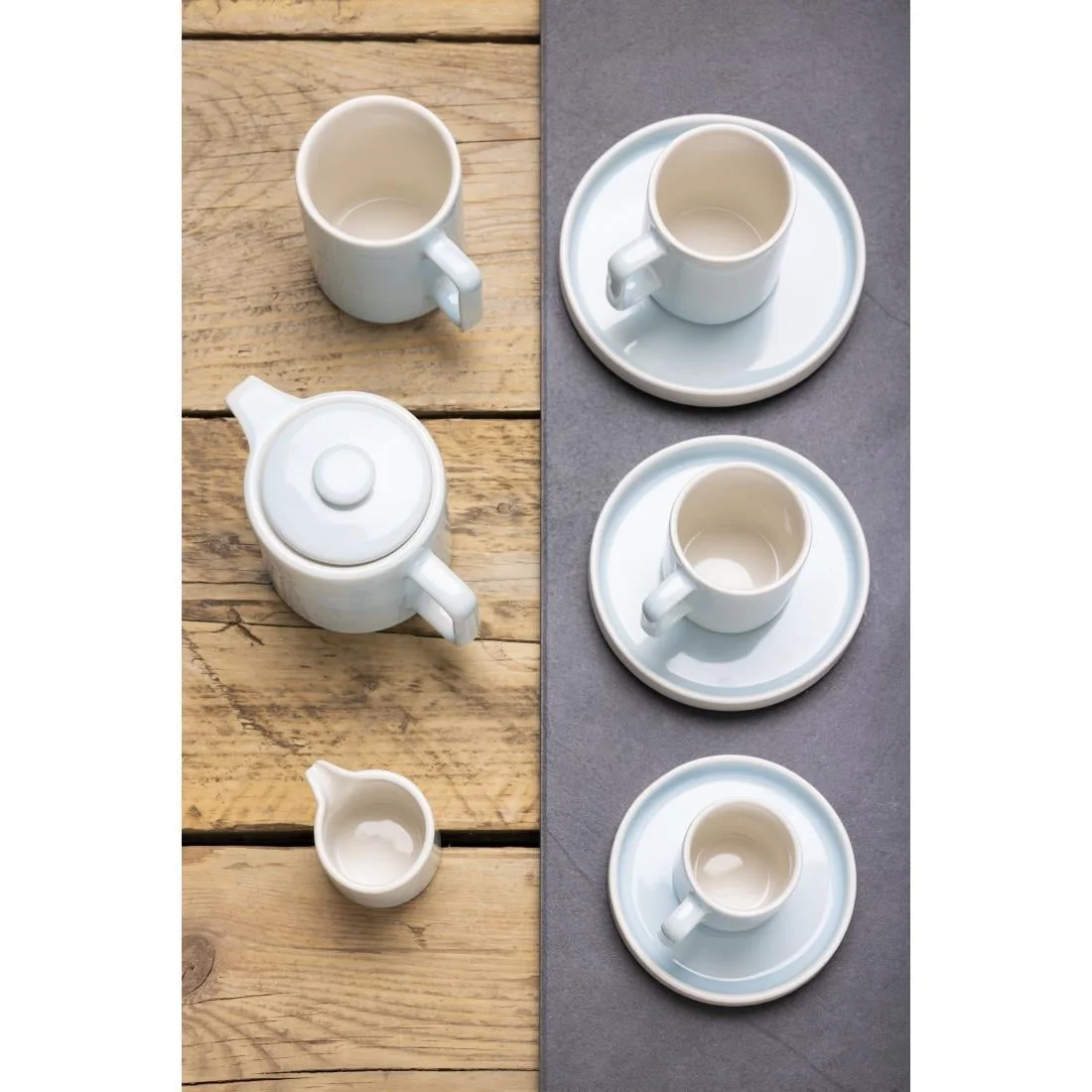 Olympia Fondant Mugs Aqua 340ml (6 Pack) - Image 5