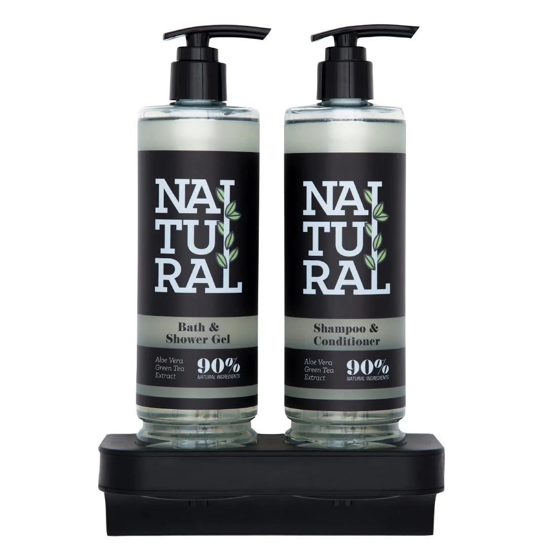 Hotel Complimentary 90% Natural Range Double Magnetic Wall Bracket for 400ml - Image 2