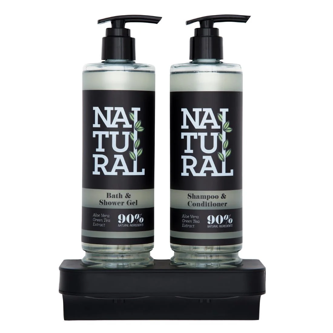 Hotel Complimentary 90% Natural Range Double Magnetic Wall Bracket for 400ml - Image 2