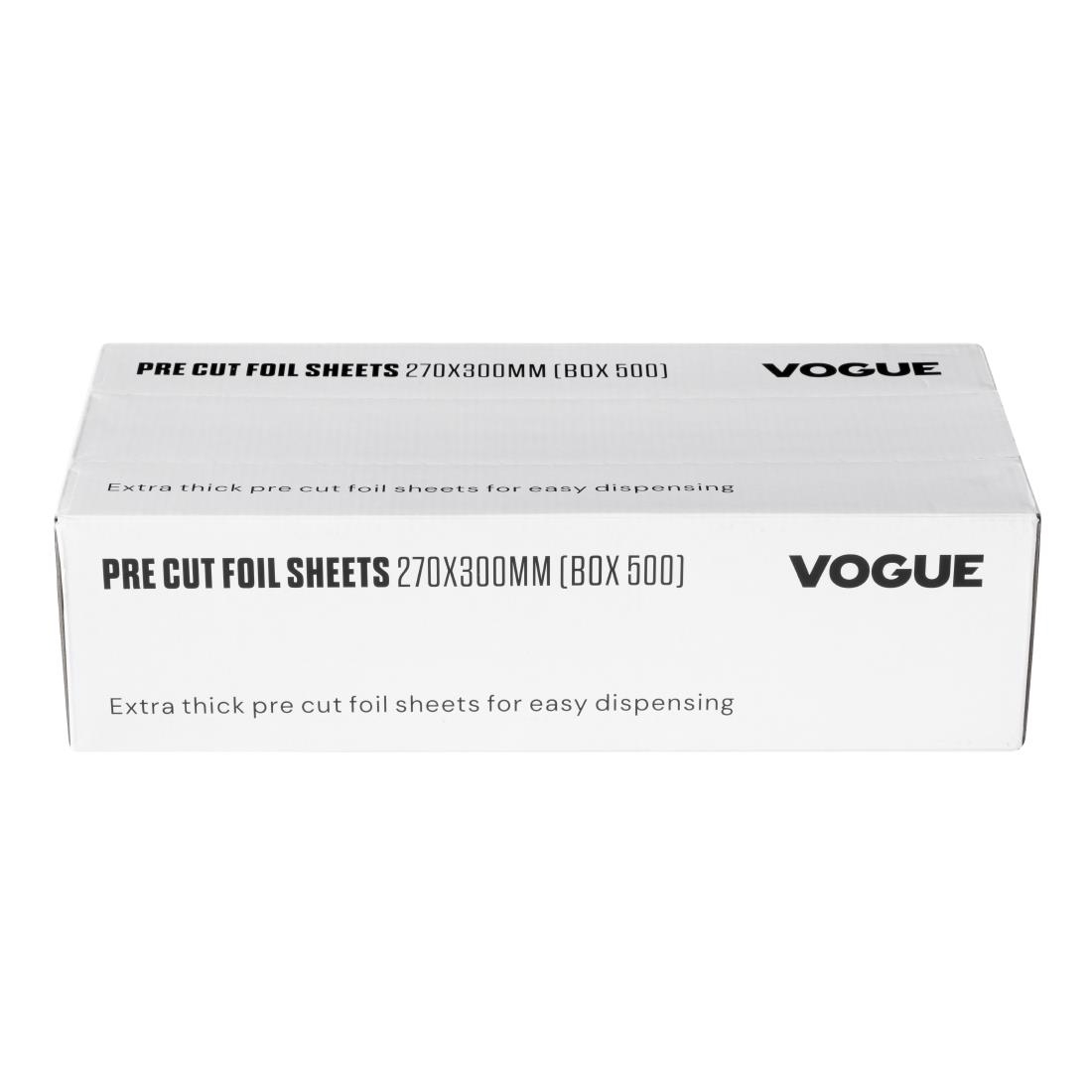 Vogue Aluminium Foil Sheets 270x300mm (Pack of 500)