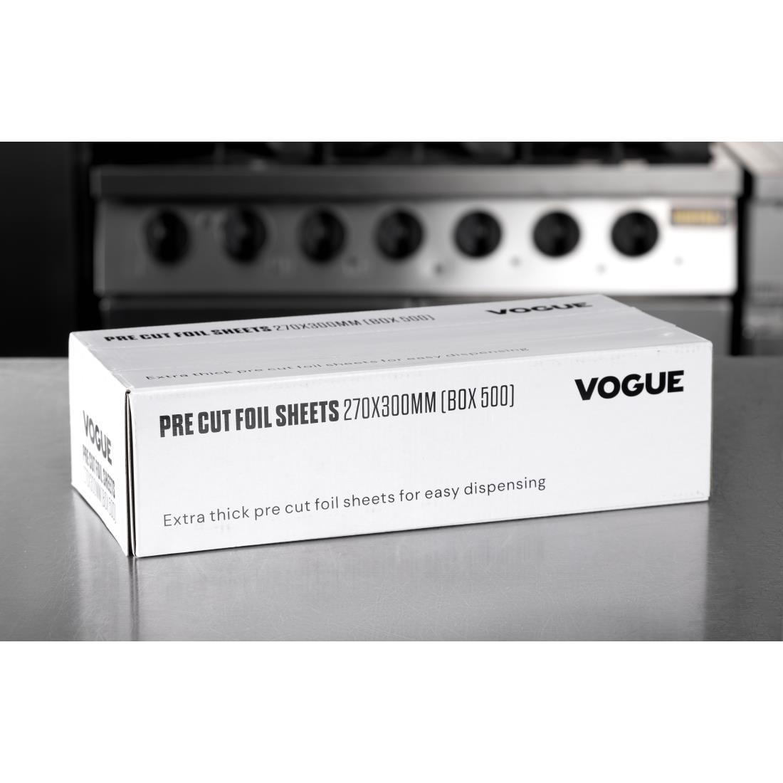 Vogue Aluminium Foil Sheets 270x300mm (Pack of 500)