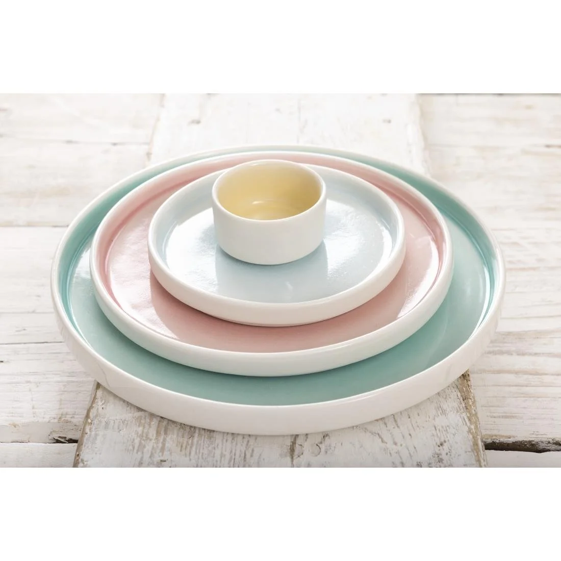 Olympia Fondant Plates Aqua 156mm (6 Pack) - Image 6