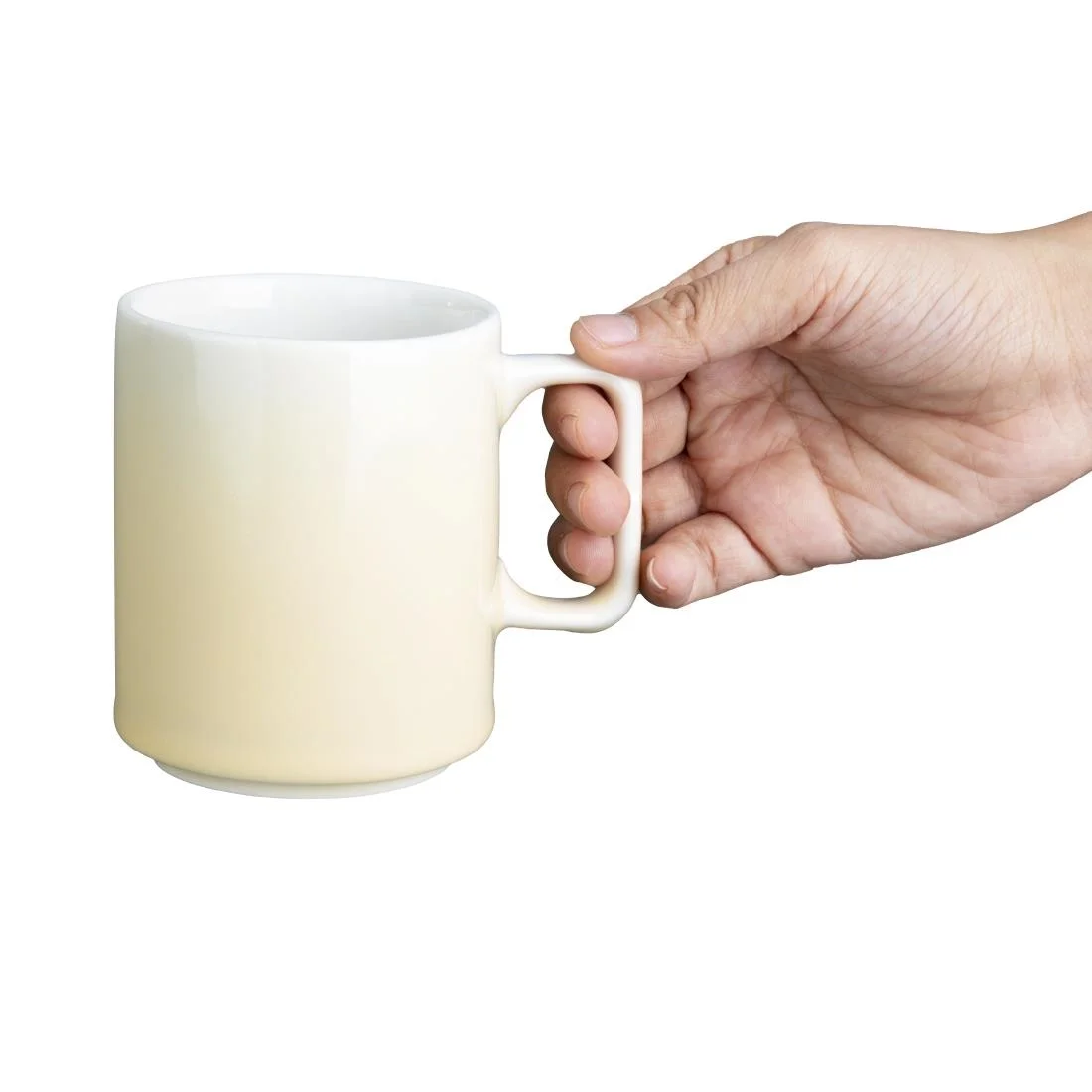 Olympia Fondant Mugs Lemon 340ml (6 Pack) - Image 5