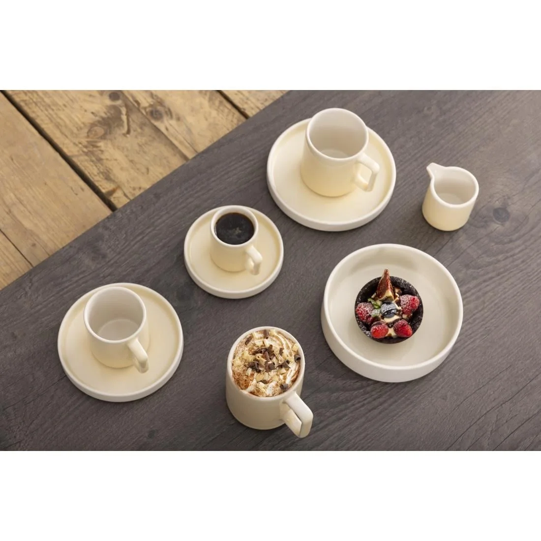 Olympia Fondant Mugs Lemon 340ml (6 Pack) - Image 6