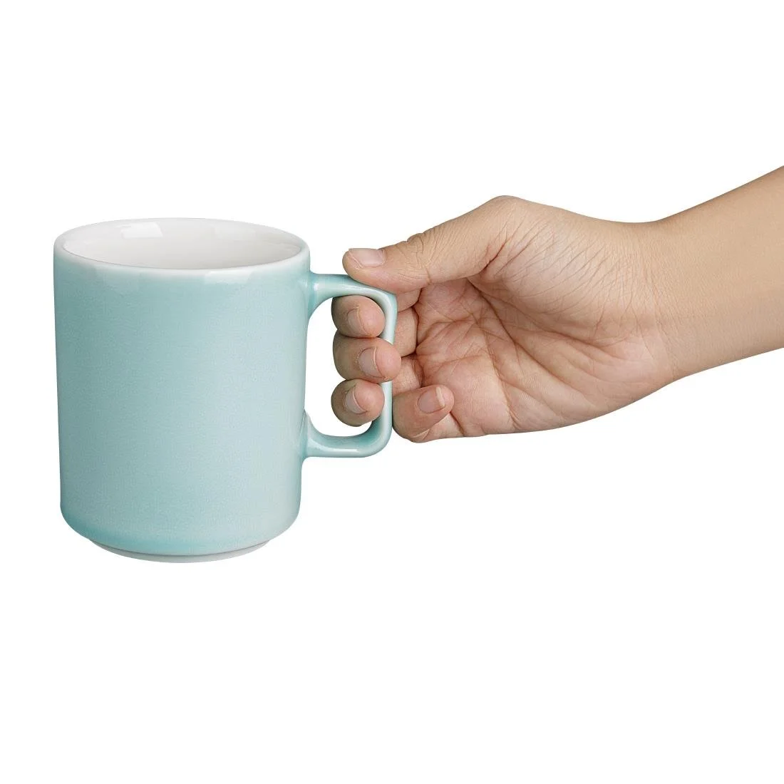 Olympia Fondant Mugs Mint 340ml (6 Pack) - Image 4