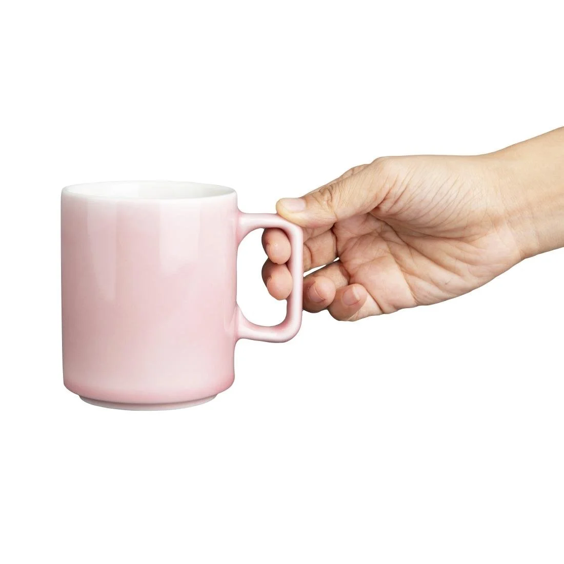 Olympia Fondant Mugs Pink 340ml (6 Pack) - Image 4