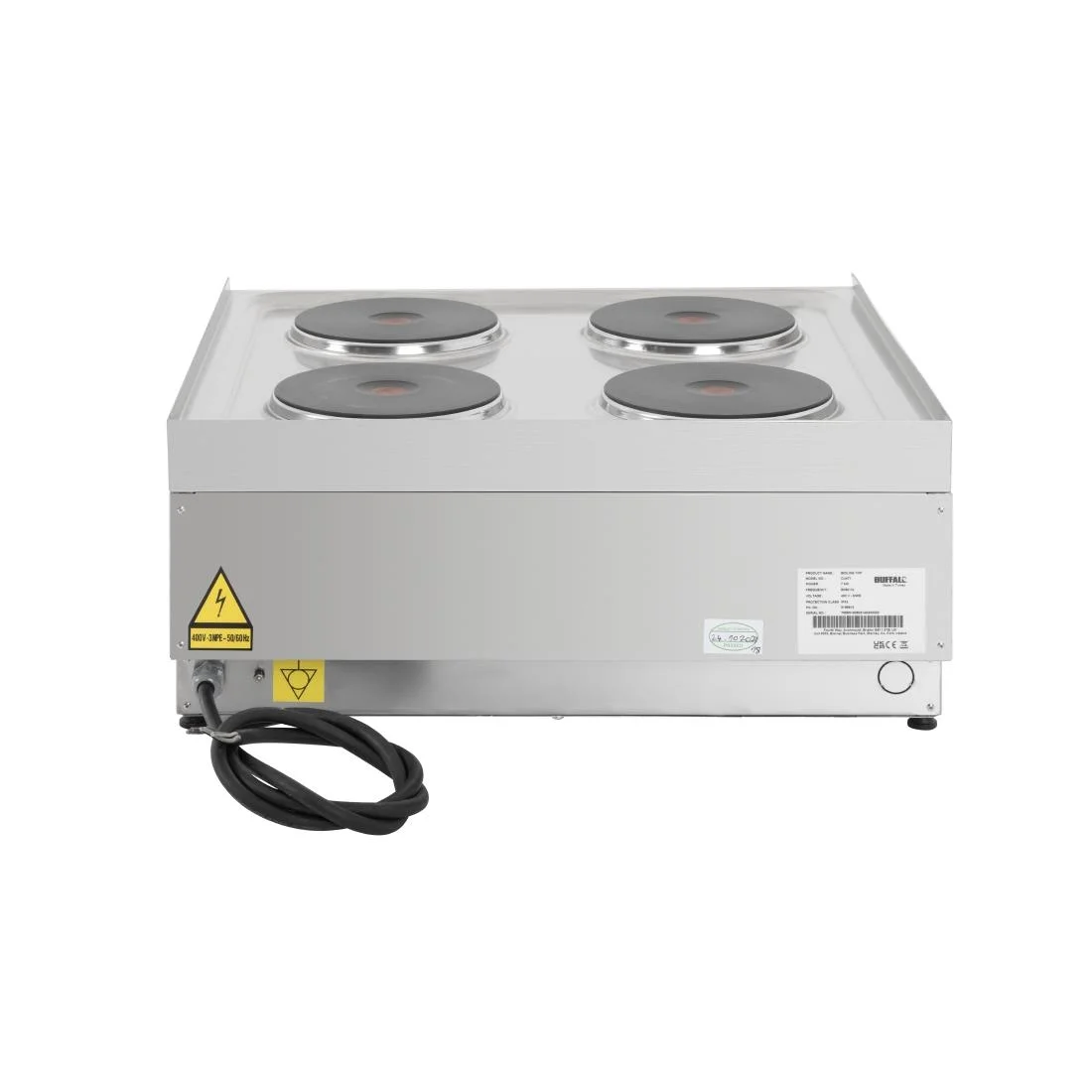 Buffalo 600 Series 4 Ring Electric Hob - Image 6
