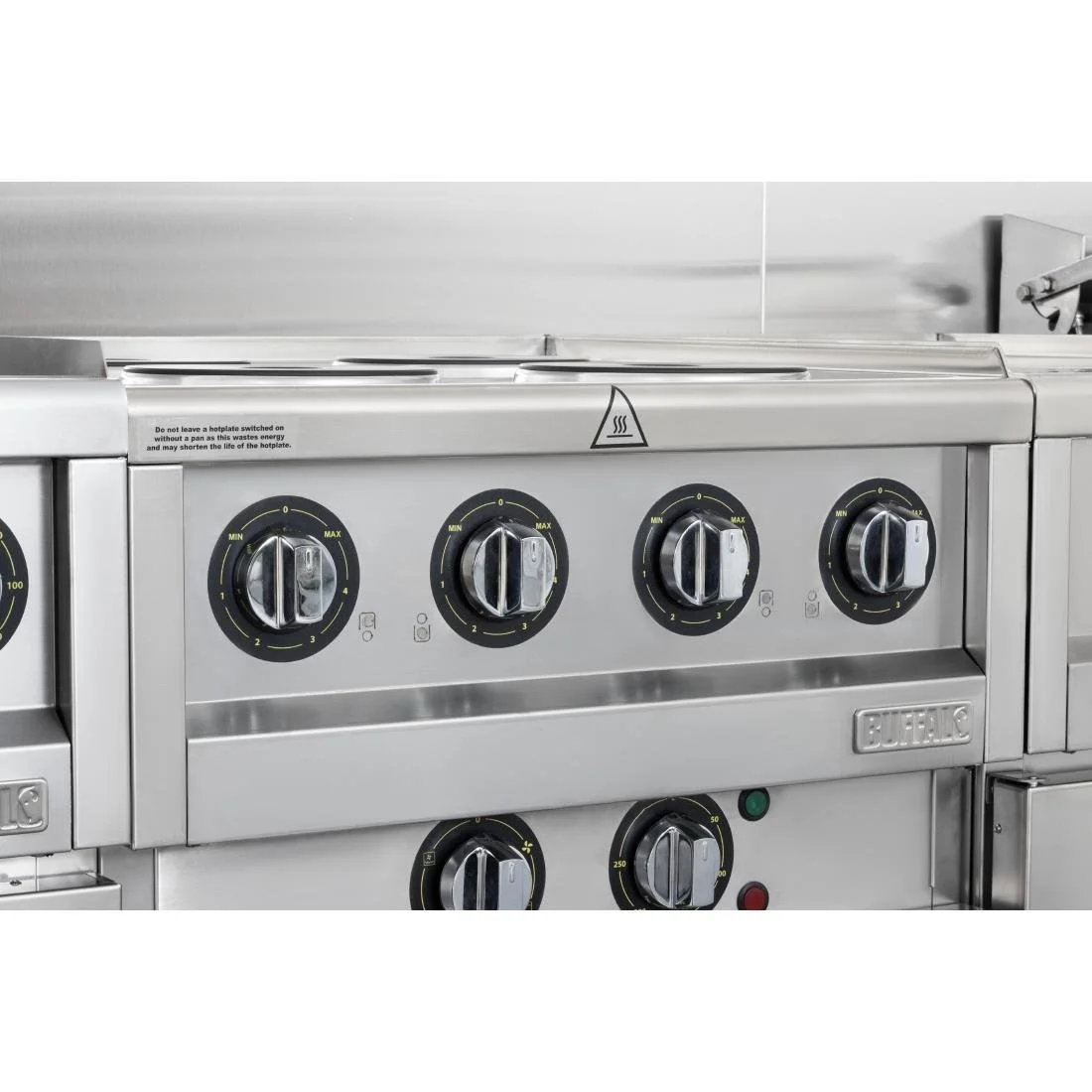 Buffalo 600 Series 4 Plate Electric Convection Oven Range - Image 2