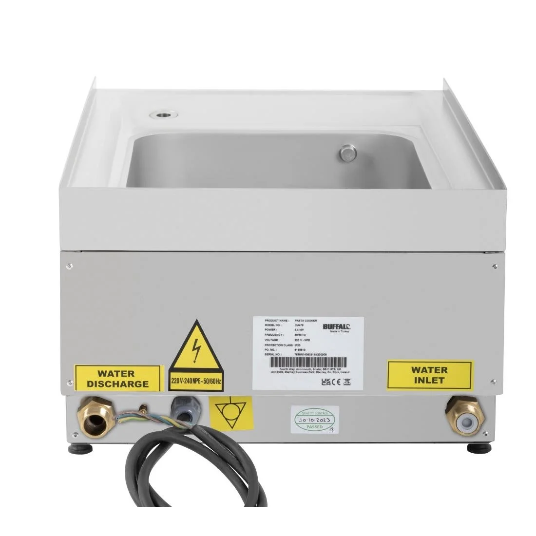 Buffalo 600 Series Electric Pasta Cooker - Image 8