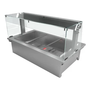 Moffat Drop-In Square Glass Bain Marie Dry Heat