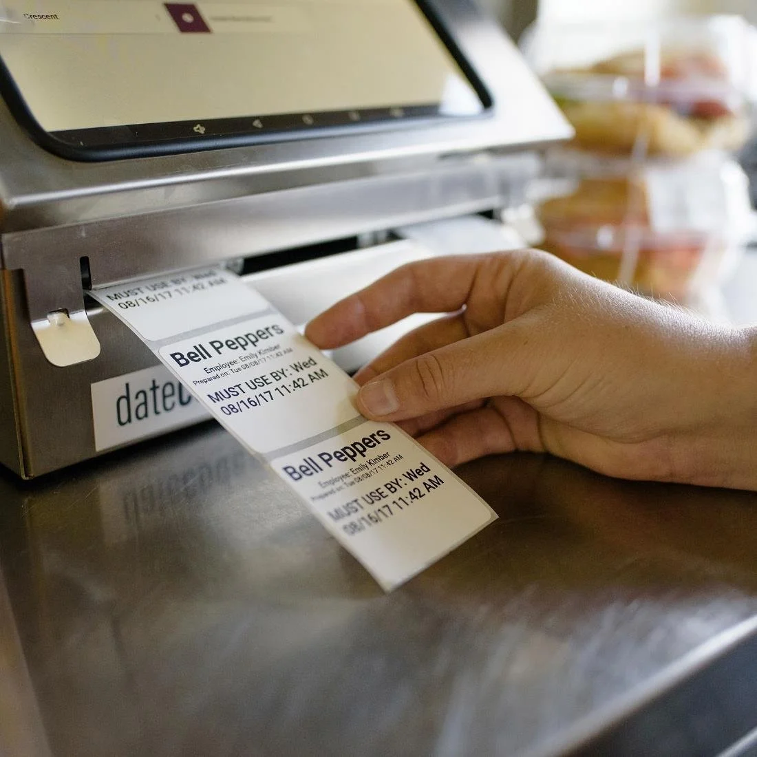 DateCodeGenie Removable Labels 2x2" Plain (2x750 Rolls) - Image 2