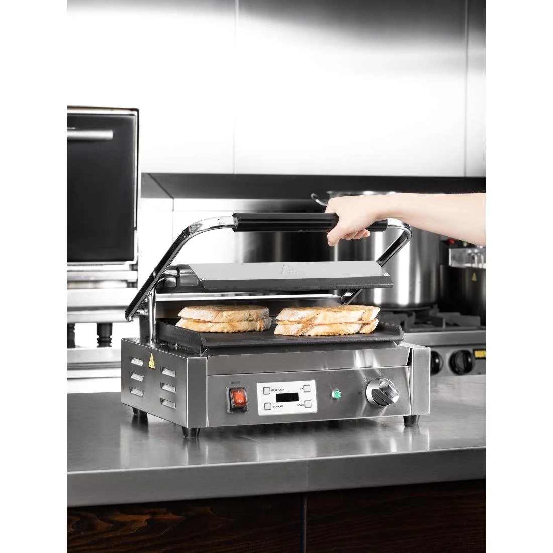 Buffalo Extra Large Contact Grill Single Flat Plate - Image 11