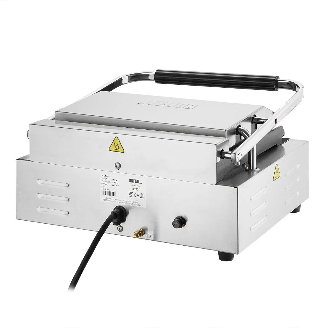 Buffalo Extra Large Contact Grill Ribbed & Flat Plate - Image 7